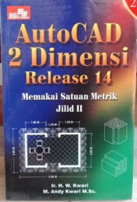 Autocad 2 Dimensi Release 14 : Memakai satuan metrik jilid II