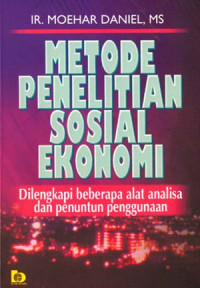 METODE PENELITIAN SOSIAL EKONOMI