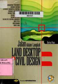 Jalan Dalam langkah Land Desktop dan Civil design