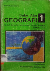 Buku Ajar Geografi Pariwisata