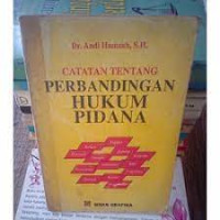 Catatan Tentang Perbandingan Hukum Pidana