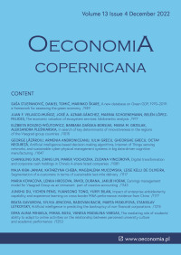 Oeconomia Copernicana ; Vol. 13 No. 4 (2022)