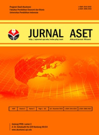 Jurnal Aset (Akuntansi Riset) Vol 15, No 1 (2023): JURNAL ASET (AKUNTANSI RISET) JANUARI-JUNI 2023