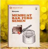 Membuat Bak Bambu Semen