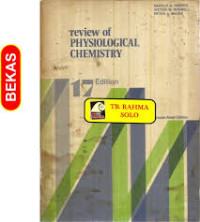 review of physiological chemistry ed. 17