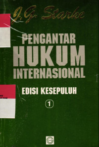 Pengantar Hukum Internasional ( Edisi Kesepuluh) I